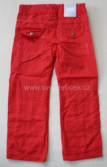 Dívčí plátěné kalhoty KUGO, vel.110