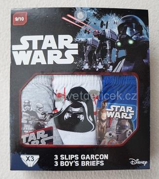 Chlapecké slipy Star Wars 3 ks, vel.9/10 let