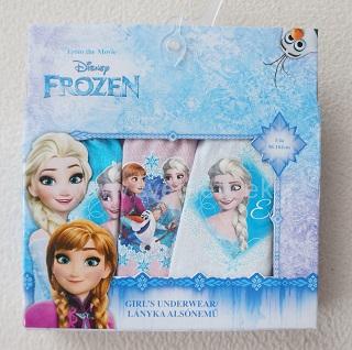 Dívčí kalhotky FROZEN 3 ks, vel.7/8 let