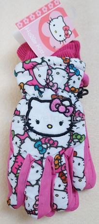 Dívčí rukavice Hello Kitty, vel.8-10 let