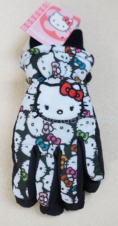 Dívčí rukavice Hello Kitty, vel.8-10 let