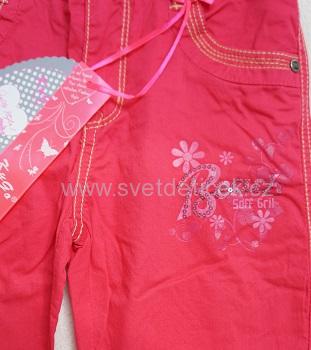 Dívčí plátěné kalhoty KUGO, vel.110