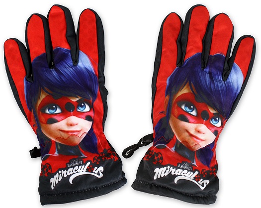 Dívčí rukavice LadyBug, vel.7/8